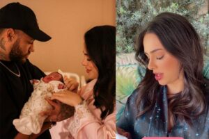 Mavie, filha de Neymar e Bruna Biancardi, nasceu no dia 6 de outubro