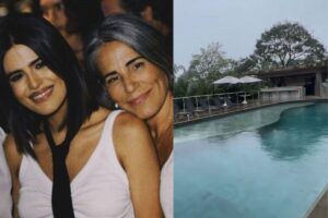 Filha de Gloria Pires mostra mansão da família