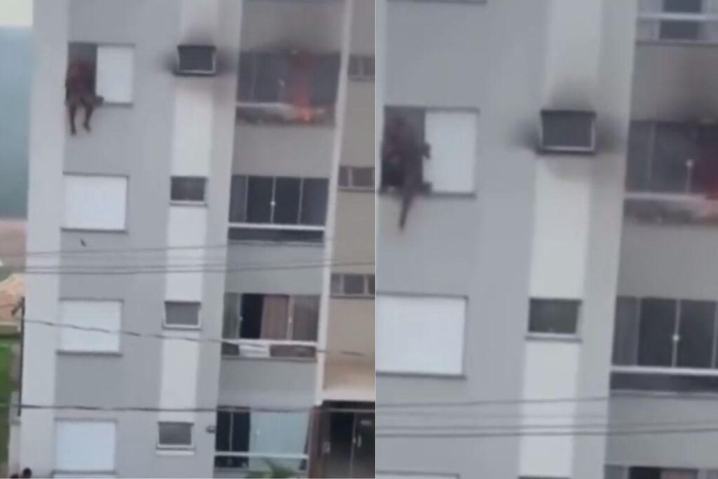 Os idosos contaram com a ajuda de vizinhos para escapar das chamas