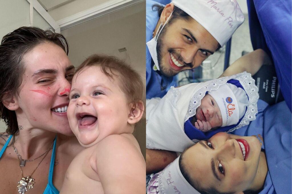 Virginia, Zé Felipe e Maria Flor