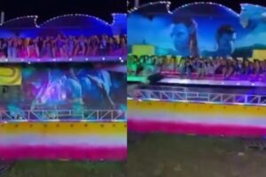 Adolescente é arremessada de brinquedo em movimento