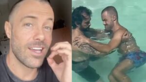 Kayky Brito na fisioterapia