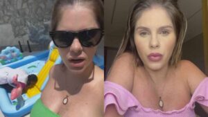 O vídeo da influenciadora causou polêmica