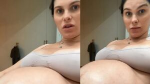 Bárbara Evans mostrou a barriga