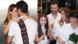 Carol Celico e família