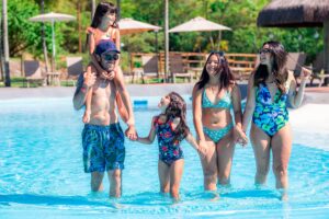 O resort preparou uma programação completa para sua família no Natal