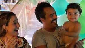 Gabriela Pugliesi e o filho