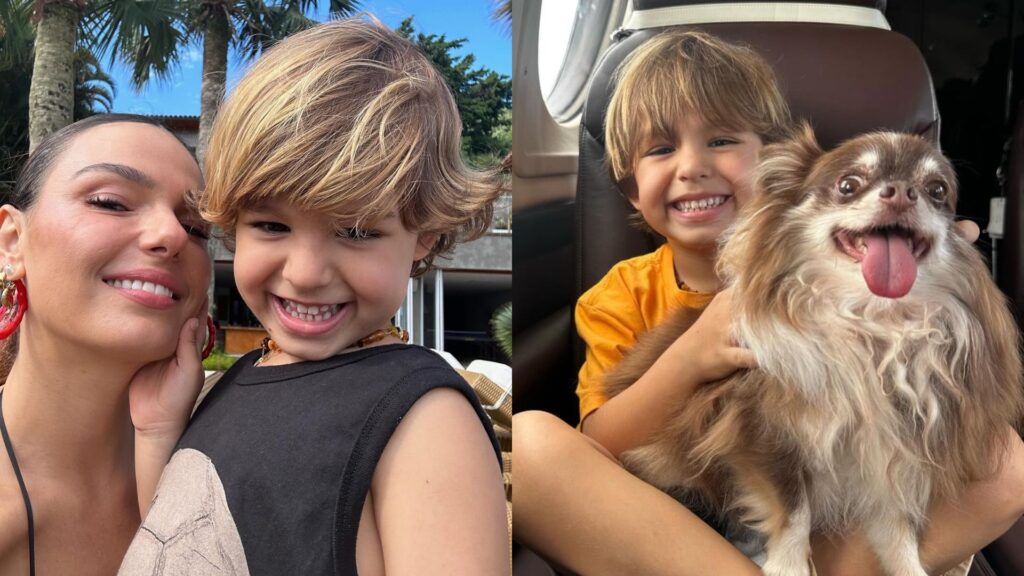 Isis Valverde mostra festa de aniversário de 5 anos do filho, Rael