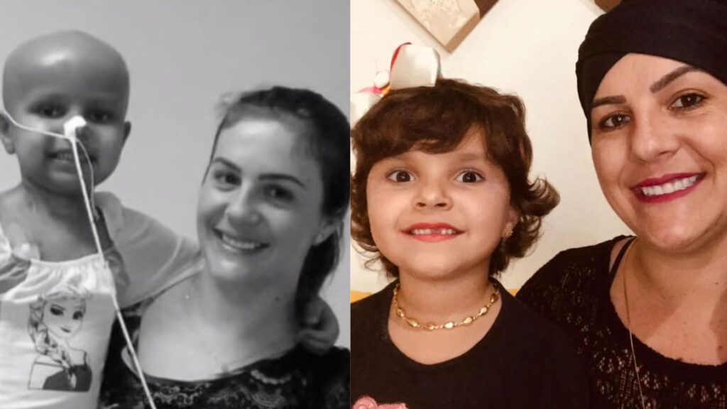 Viviane e Sophia se curaram do câncer juntas