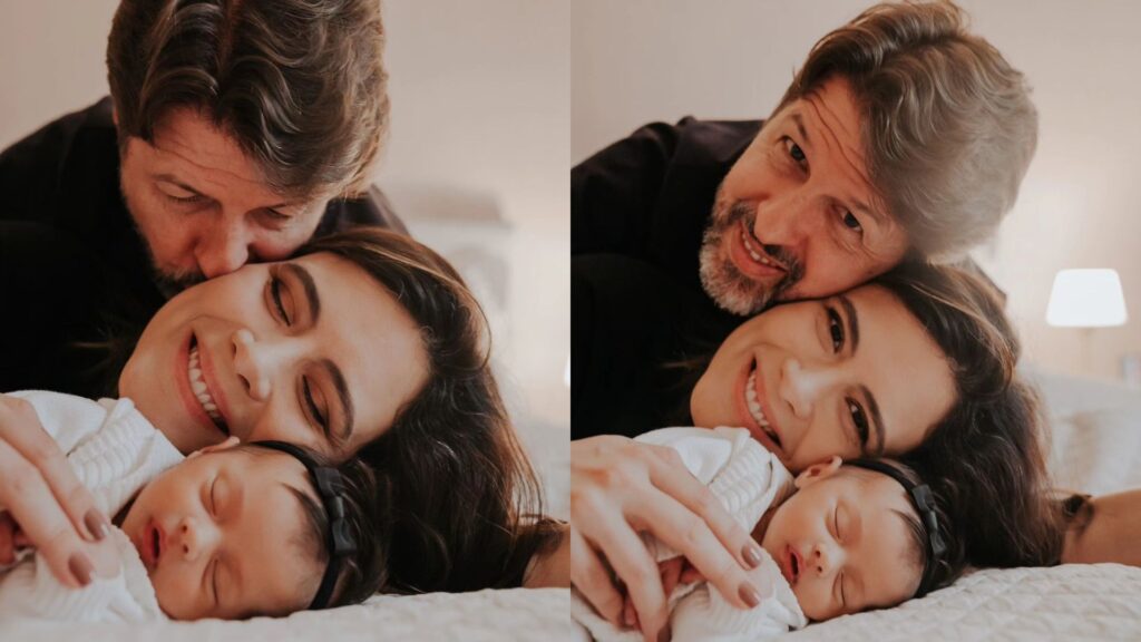 Michelle Loreto comemora 1º mês de filha, Aurora: "Passa tão rápido"