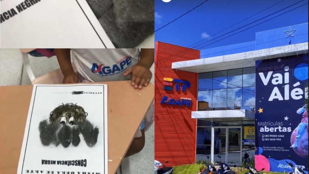 Professoras utilizam palha de aço para representar cabelo crespo