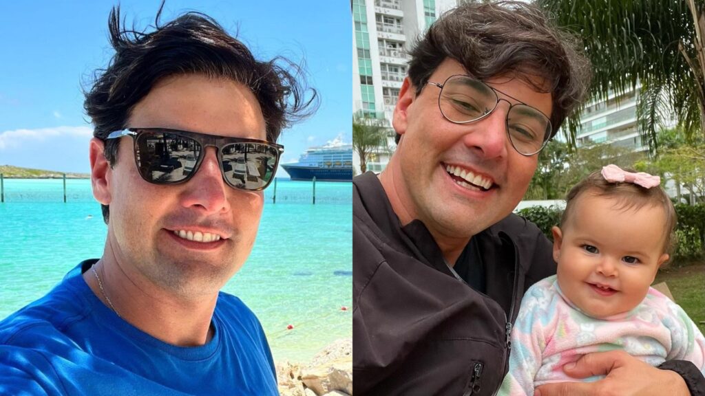 Bruno De Luca anuncia que fará pausa em carreira para passar mais tempo com a filha, Aurora