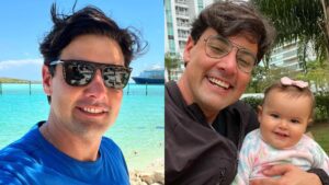 Bruno De Luca anuncia que fará pausa em carreira para passar mais tempo com a filha, Aurora