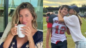 Gisele Bündchen e o filho
