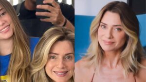 Leticia Spiller e a filha Stella