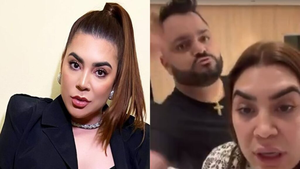 Naiara Azevedo grava agressividade de ex-marido, Rafael Cabral