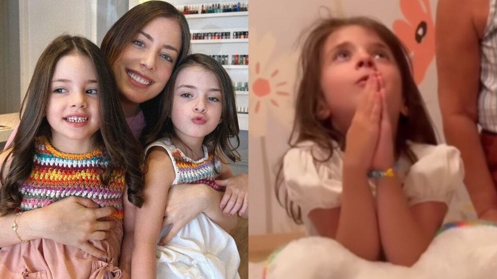Filhas de Fabiana Justus pedem cura em oração e vídeo emociona: "Quero que a mamãe volte"