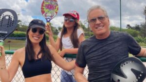 Fabiana Justus e o pai, Roberto Justus