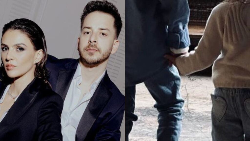 Junior Lima e os filhos