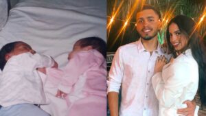 Os dois foram amamentados pela mãe do rapaz