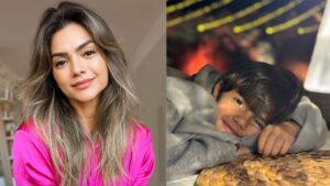 Kelly Key e o filho caçula