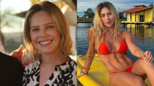 Virginia e Thais Gebelein, noras de Leonardo, aparecem juntas e legenda divide opiniões: "Cansativo"