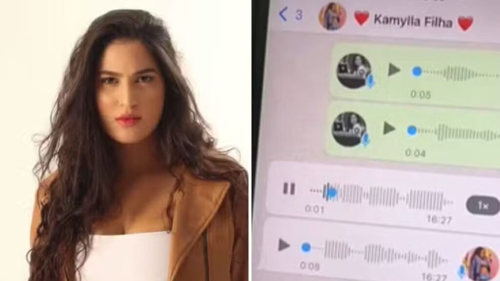 Kamylla estava acompanhada por duas amigas