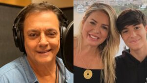 Fábio posta fotos raras com o filho