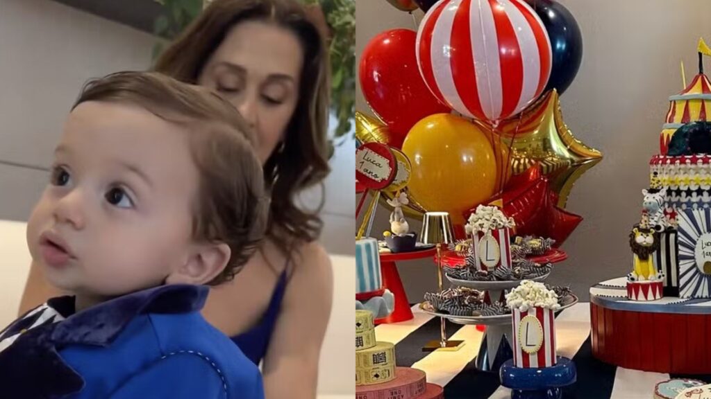 A festa teve o tema 'circo'