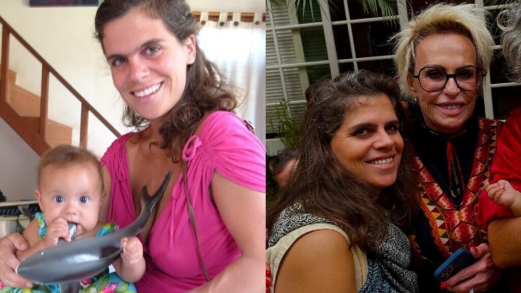Filha de Ana Maria Braga aparece em registro raro ao lado do pai, ex-marido da apresentadora