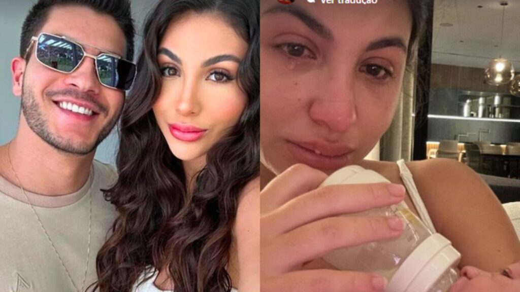 Arthur Aguiar e Jheny Santucci estão esperando o primeiro filho juntos, depois de terminarem o namoro