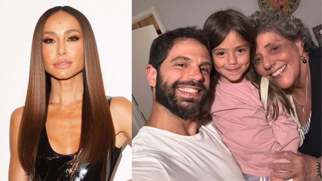 Sabrina Sato aparece em série de fotos compartilhada por Leda Nagle com família