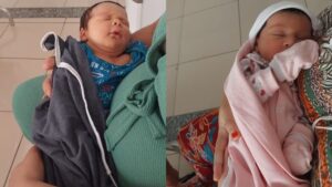 Mãe e filha deram à luz no mesmo dia