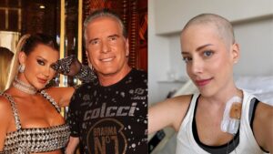 Seguidores se irritam com Roberto Justus por aproveitar camarote de carnaval enquanto Fabiana está em tratamento contra câncer