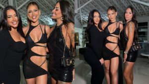 Virginia chama atenção por roupa ousada na festa do Neymar