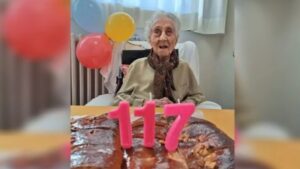 Ela completou 117 anos