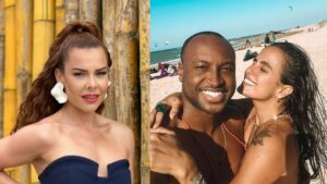 Fernanda Souza e Carol Peixinho comemoram aniversário de Thiaguinho