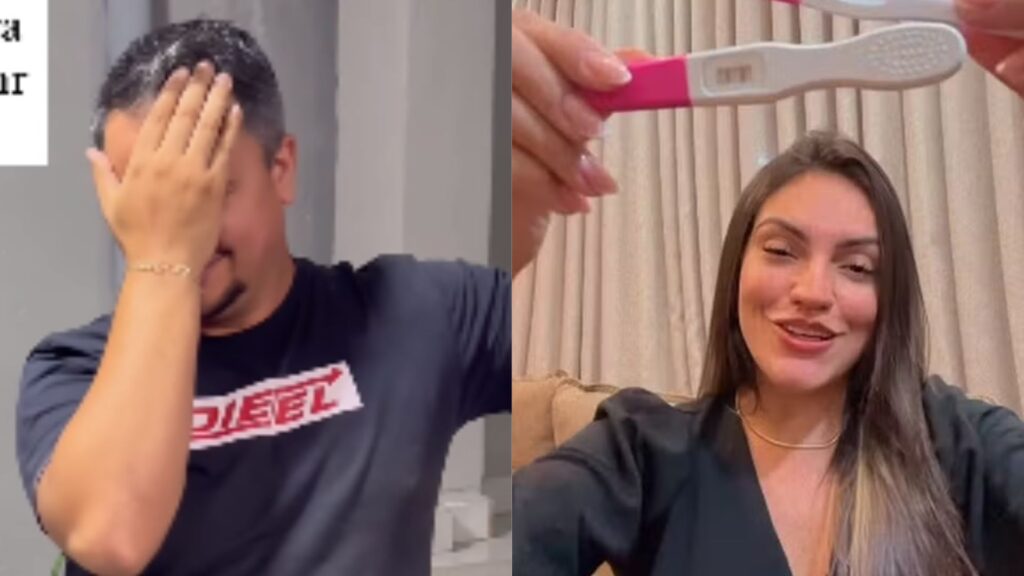 O casal está à espera de mais um bebê