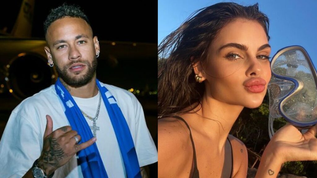 Modelo apontada como mãe de 3º filho de Neymar faz ensaio mostrando barriga de grávida