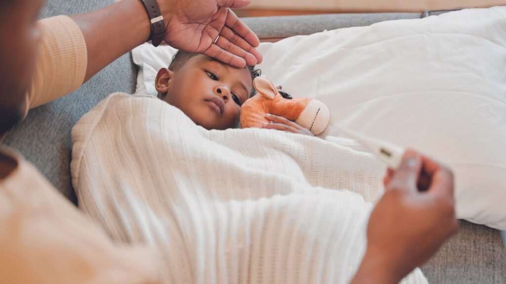 Saiba como reagir se seu filho tiver febre