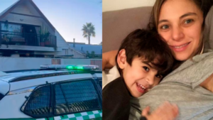 Mariana Derderián atriz de Florebella e filho