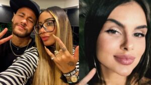 Modelo que estaria grávida de Neymar aumenta rumores com escolha dos padrinhos