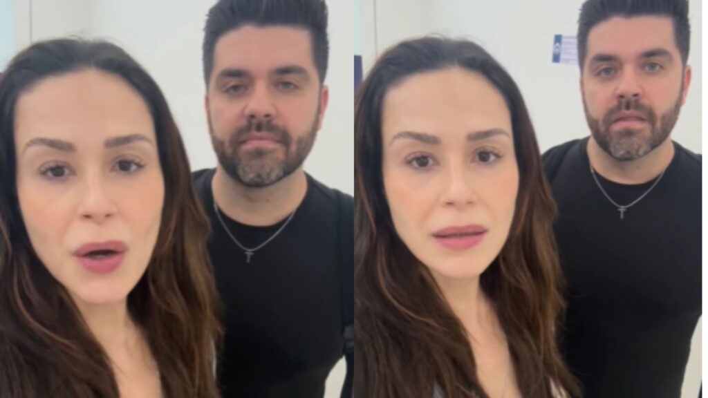 Nadja Haddad e marido atualizam estado de saúde de filho internado no hospital