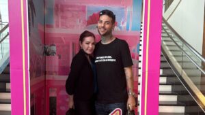 Navarone Garcia e Priscilla Presley