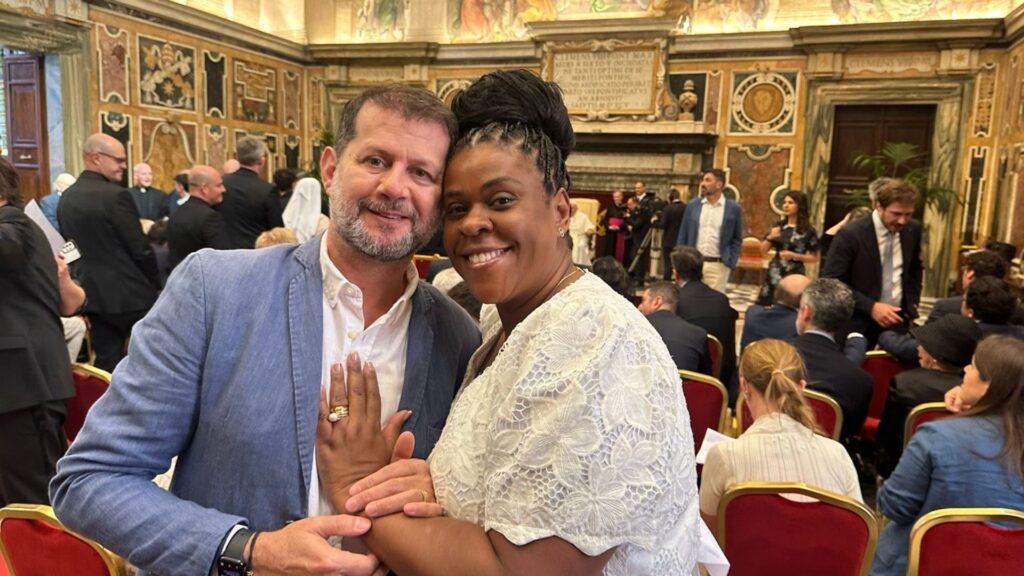 Cacau Protásio e marido