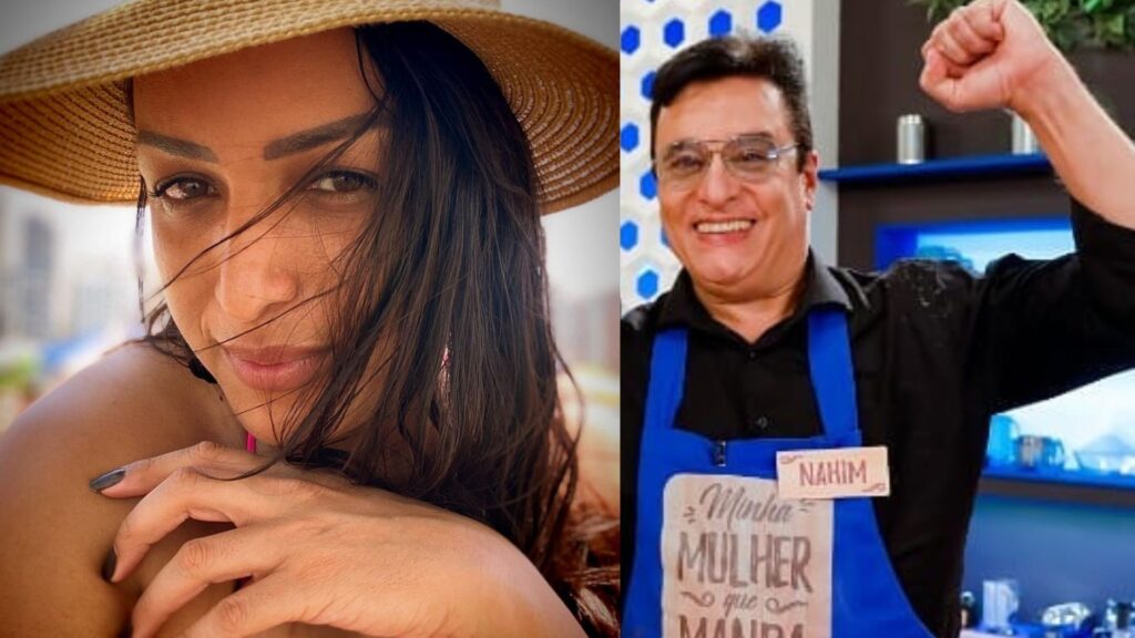 Nahim e cunhada Lisa Gomes