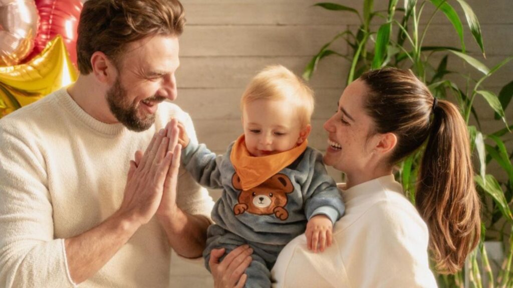 Batizado Romeo, filho de Fernanda Vasconcellos