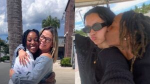 Carla Perez faz homenagem para namorada da filha