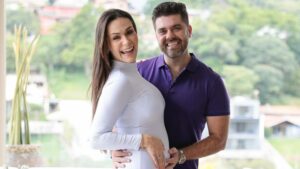 Nadja Haddad e Danilo Joan tiveram gêmeos