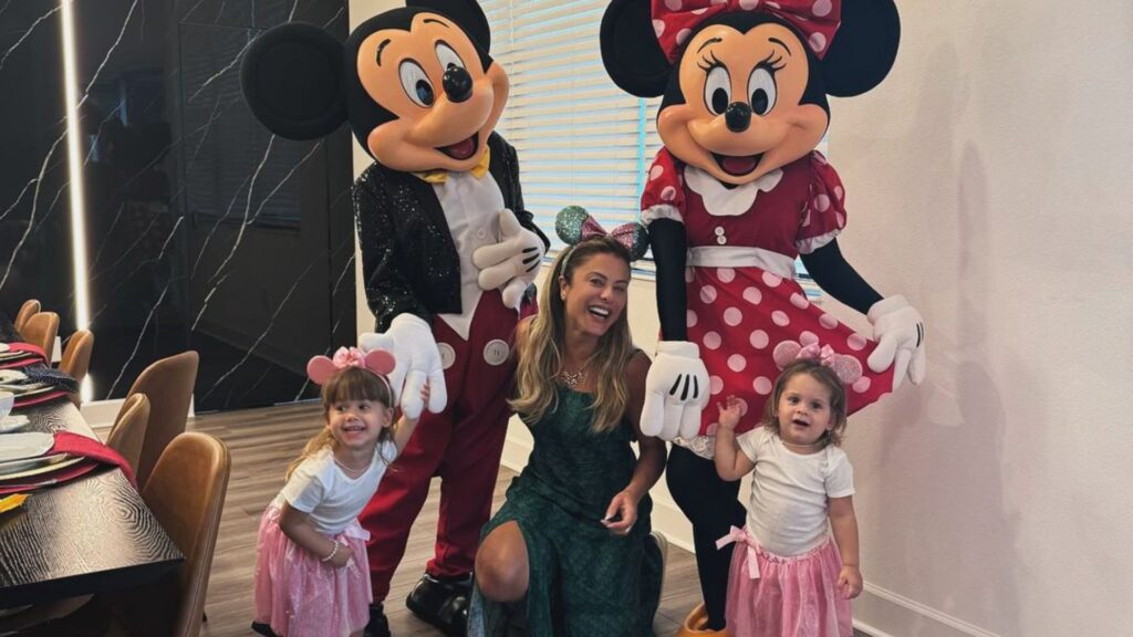 Leonardo não gostou da esposa mimar demais as netas